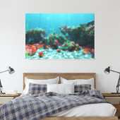 Fleurs de la toile de mer Imprimer (Insitu(Chambre))