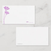 Fleurs de lavande, Cartes de Place (Devant / Derrière)