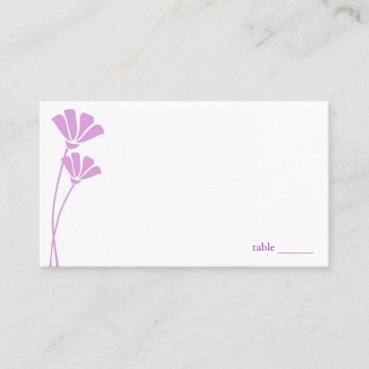 Fleurs de lavande, Cartes de Place (Devant)