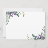 Fleurs de Lavande Demoiselle d'Honneur Merci (Dos)