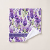 Fleurs de lavande élégantes (Gant de toilette)