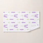 Fleurs de lavande Serviettes set (Serviette à main)