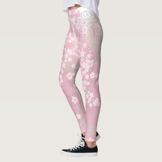 Fleurs de Leggings d'élégance (Gauche)