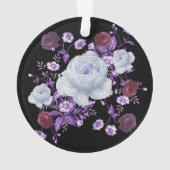 FLEURS DE LILA, ARRIÈRE - PLAN NOIR (dos)