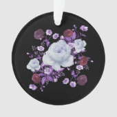 FLEURS DE LILA, ARRIÈRE - PLAN NOIR (devant)