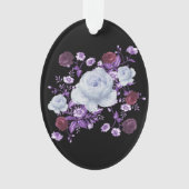 FLEURS DE LILA, ARRIÈRE - PLAN NOIR (devant)