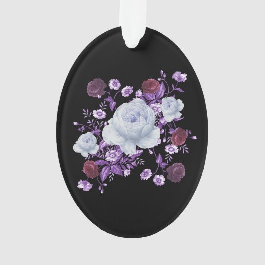 FLEURS DE LILA, ARRIÈRE - PLAN NOIR (dos)