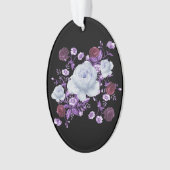 FLEURS DE LILA, ARRIÈRE - PLAN NOIR (devant)