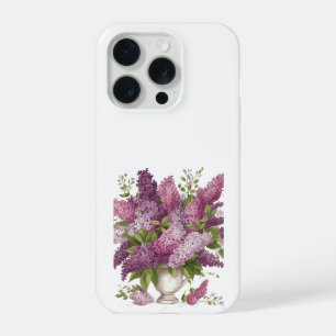 Fleurs de lilas violet élégant Bouquet Vase iPhone