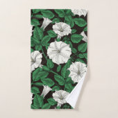 Fleurs de lune 2 (Serviette à main)