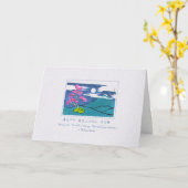 Fleurs de lune et de prune Carte Mt. Fuji (Fleur jaune)