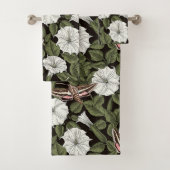 Fleurs de lune et sphinx Mois (En situation)