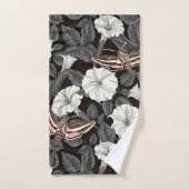 Fleurs de lune et sphinx Moths 2 (Serviette à main)