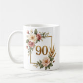 Fleurs de luxe Mug commémoratif 90e anniversaire (Gauche)