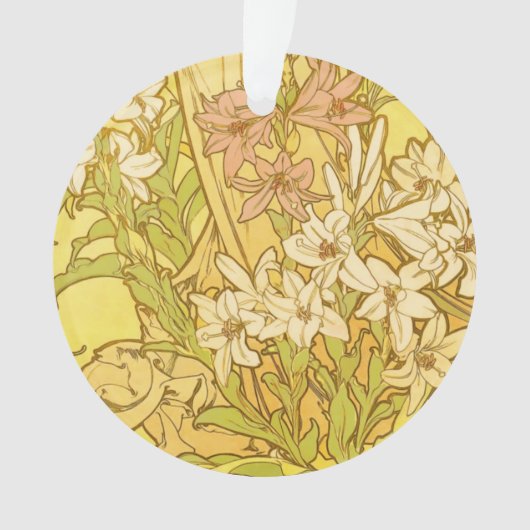 fleurs de lys Art nouveau d'Alphonse Mucha (devant)