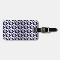 Fleurs-de-lys Silver en Blue