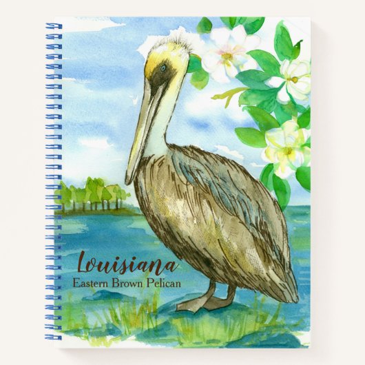 Fleurs de Magnolia Blue Lake Pelican Journal (Devant)