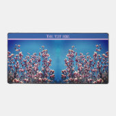 Fleurs de Magnolia rose Ciel bleu Personnalisé (Recto)