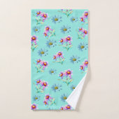 Fleurs de marguerite colorées (Serviette à main)