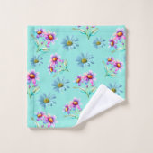 Fleurs de marguerite colorées (Gant de toilette)