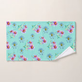 Fleurs de marguerite colorées (Serviette à main)