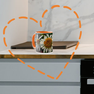 Fleurs de marguerite dans un jardin Floral Art Mug