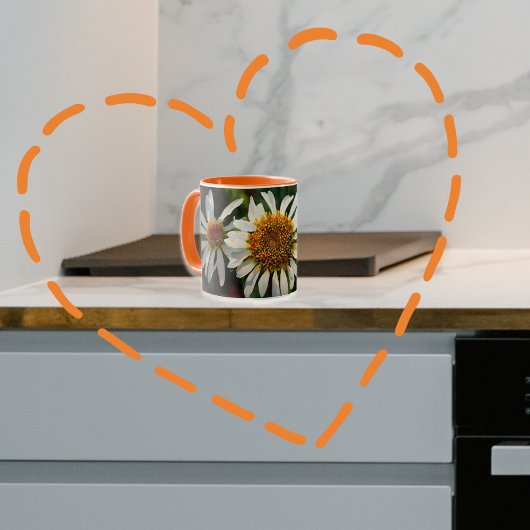 Fleurs de marguerite dans un jardin Floral Art Mug