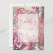 Fleurs de Mariage - Carte d'Invitation (Devant)