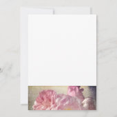 Fleurs de Mariage - Carte d'Invitation (Dos)