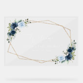 Fleurs de marine, Fleurs bleues, Baby shower d'acc (Recto)