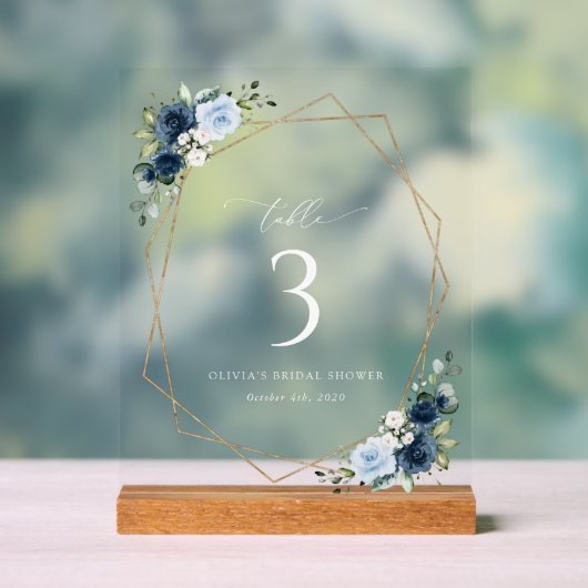 Fleurs de marine, Fleurs bleues, Boho, numéros de  (Neutre)