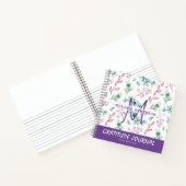 Fleurs de Menthe Violette Journal de Gratitude et (Intérieur)