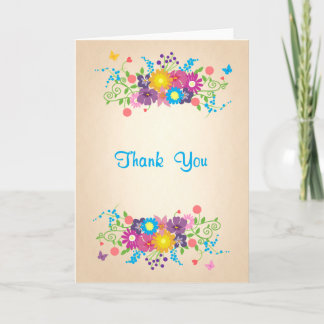 Fleurs de Merci et papillons