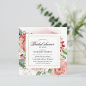 fleurs de minuit Invitation de Fête de Mariage par (Debout devant)