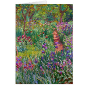 fleurs de monet vintage le jardin-iris-à-giverny