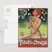 Fleurs de Mousse Briefkaart (Voorkant / Achterkant)