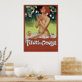Fleurs de Mousse Poster (Keuken)