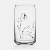 Fleurs de naissance modernes Janvier Cadeaux de de (Recto)