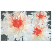 Fleurs de nappes Blanc Noir Cubiste (Devant (Horizontal))