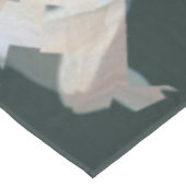 Fleurs de nappes Blanc Noir Cubiste (Angle)