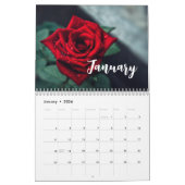 Fleurs de nature moderne / calendrier photo person (Jan 2026)