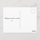 Fleurs de neige Carte postale (Dos)