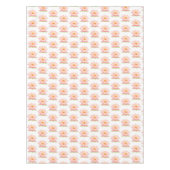 Fleurs de nénuphar rose sur nappe blanche (Devant)
