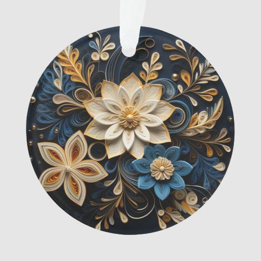 Fleurs de Noël 3d (devant)