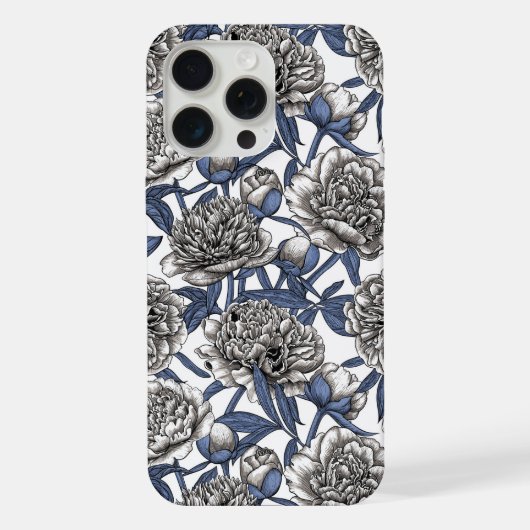 Fleurs de paeonie blanches (Verso)