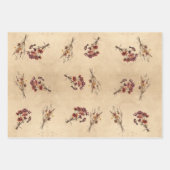 Fleurs de papier Kraft Rustic (Devant 3)