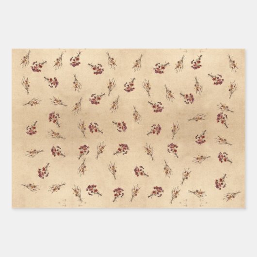 Fleurs de papier Kraft Rustic (Devant 2)