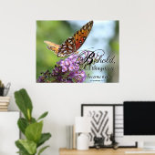 Fleurs de papillon Fritillaire Nouvelle affiche de (Bureau à domicile)