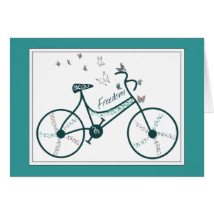 Fleurs de papillons et fans sensibles de vélo de