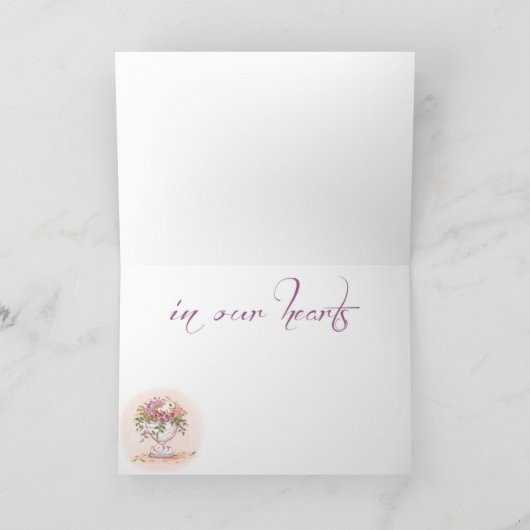 Fleurs de Pâques - carte de voeux (Intérieur)